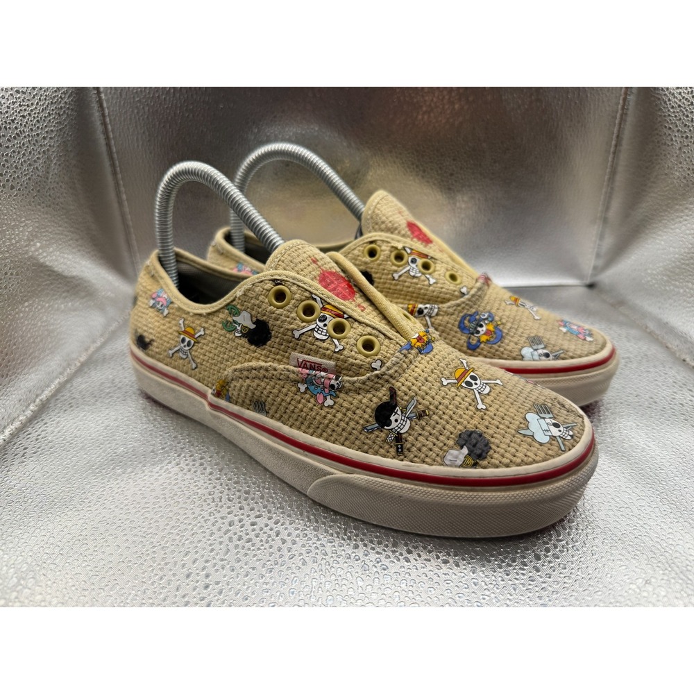 Size M6/W7.5 Vans One Piece Authentic Nami‎ Straw Hat Multicolor Unisex Sneakers